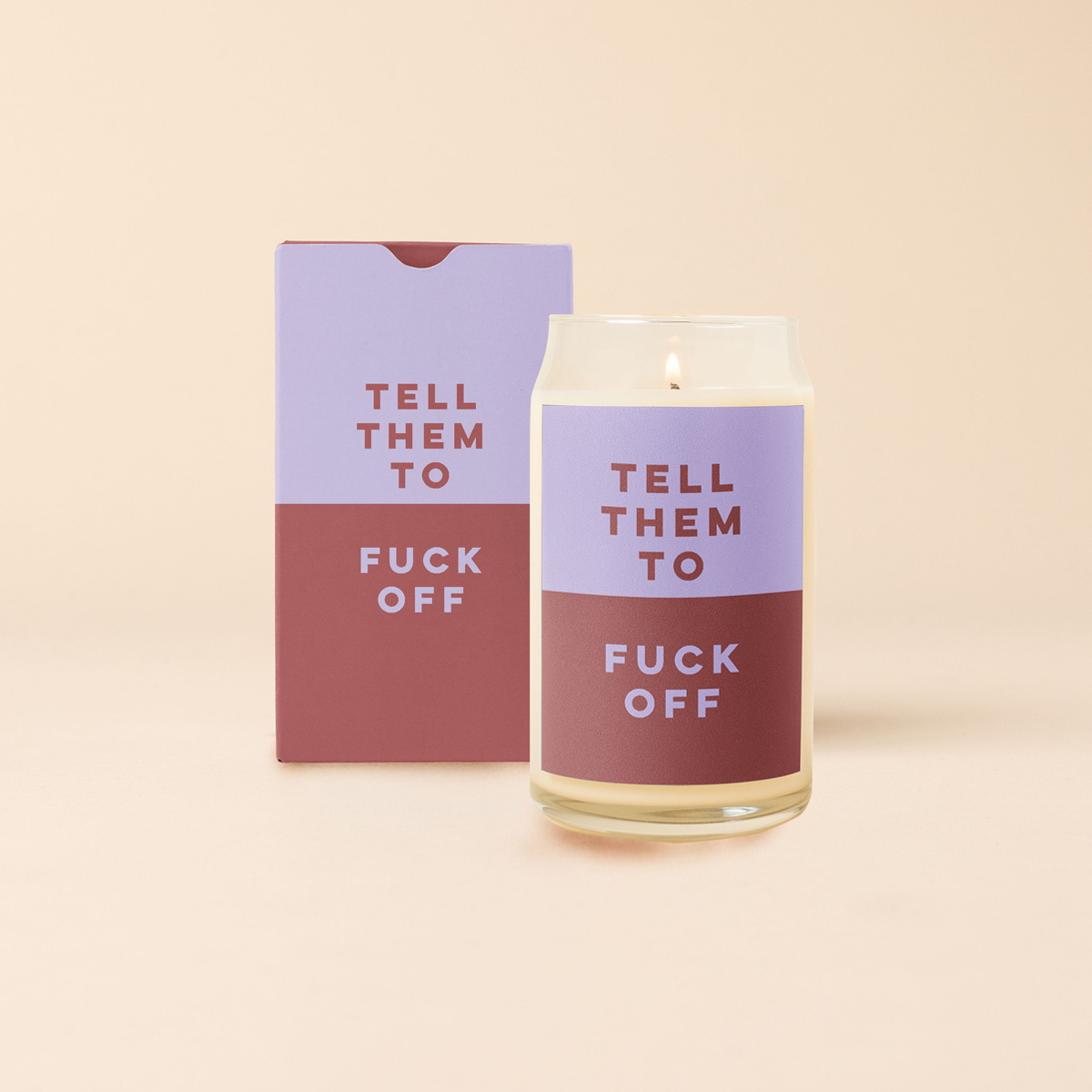 Candle Can Glass - Color Me Happy