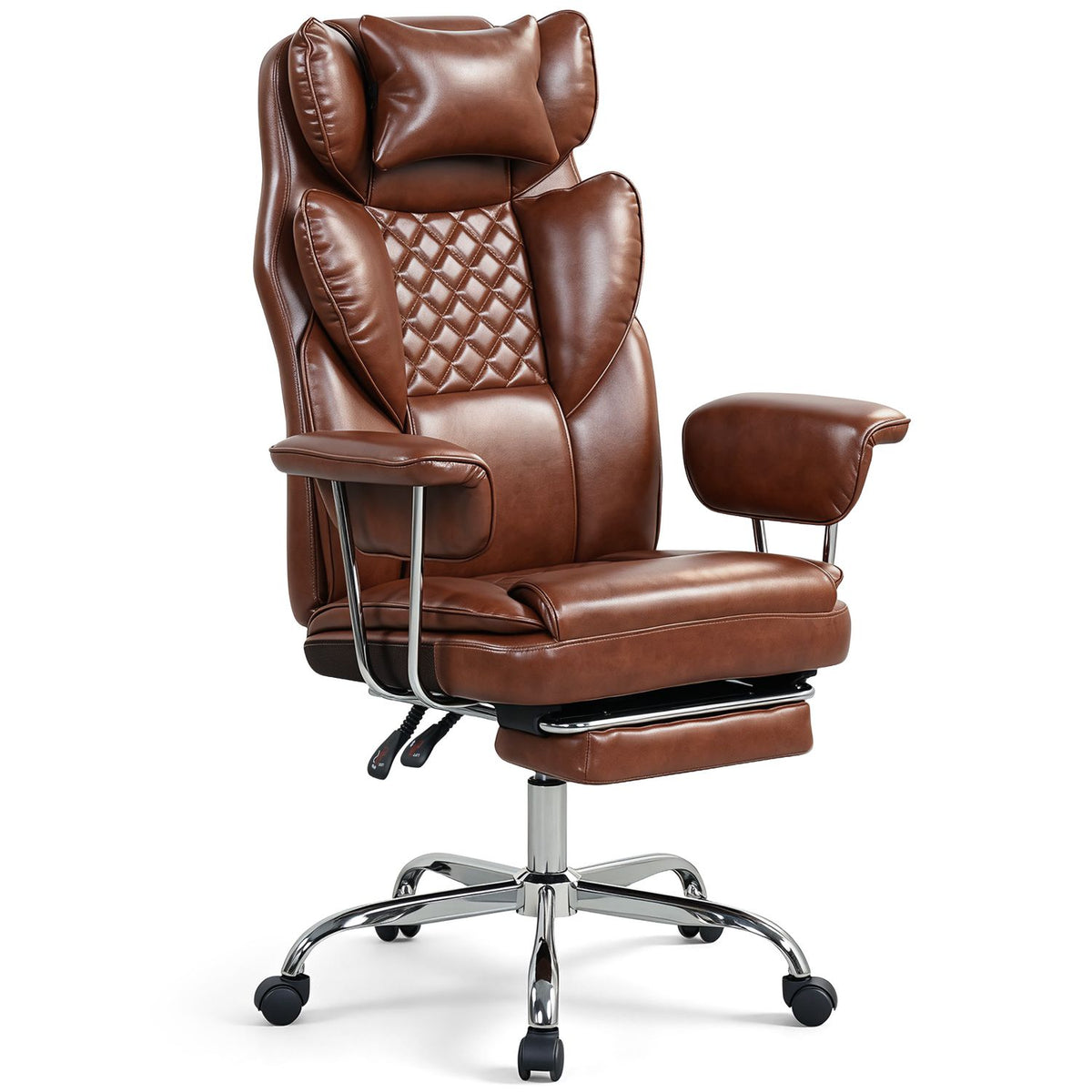 Big and Tall Executive Office Chair with Lumbar Support and Adjustable Seat