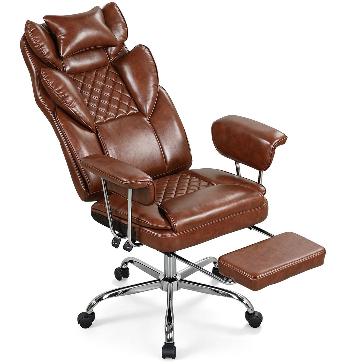 Big and Tall Executive Office Chair with Lumbar Support and Adjustable Seat