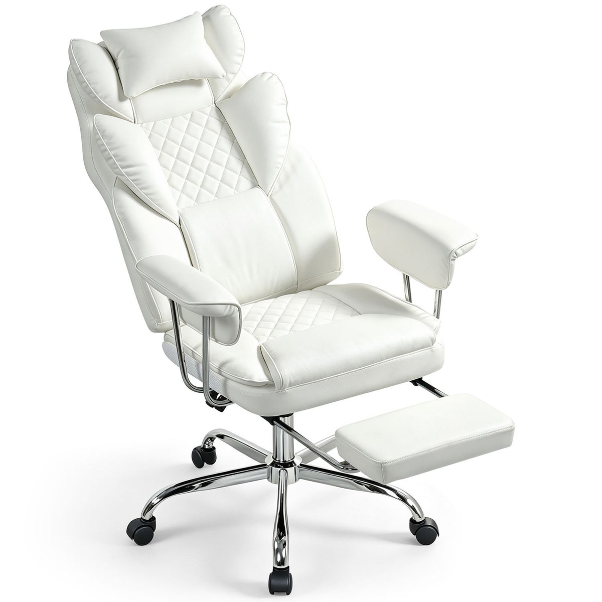 Big and Tall Executive Office Chair with Lumbar Support and Adjustable Seat
