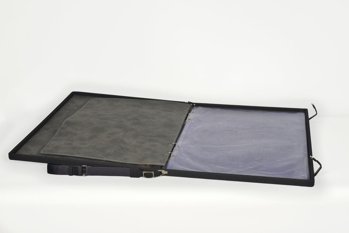 Leather Binder Leather Portfolio Gifts For Painters - Portfolio Binder- Art Supplies Organizer