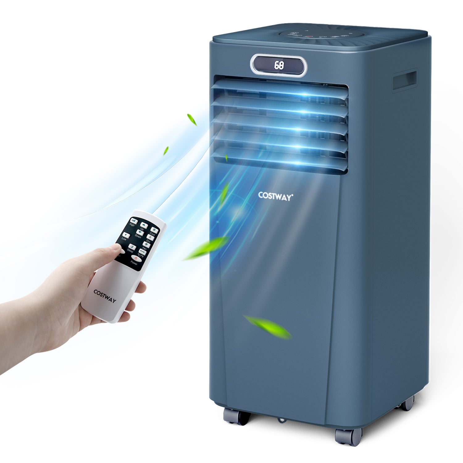 10000 BTU 4-in-1 Portable Air Conditioner with Dehumidifier and Fan Mode