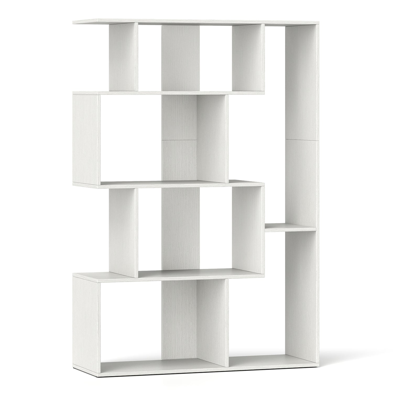 47 Inch 6-Cube Open-back Geometric Bookshelf for Bedroom Living Room