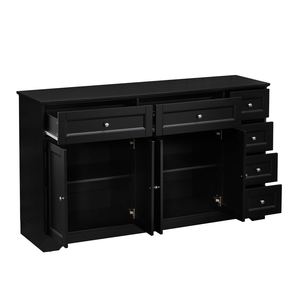 Buffet Sideboard 59" Modern Coffee Bar Station Console Table