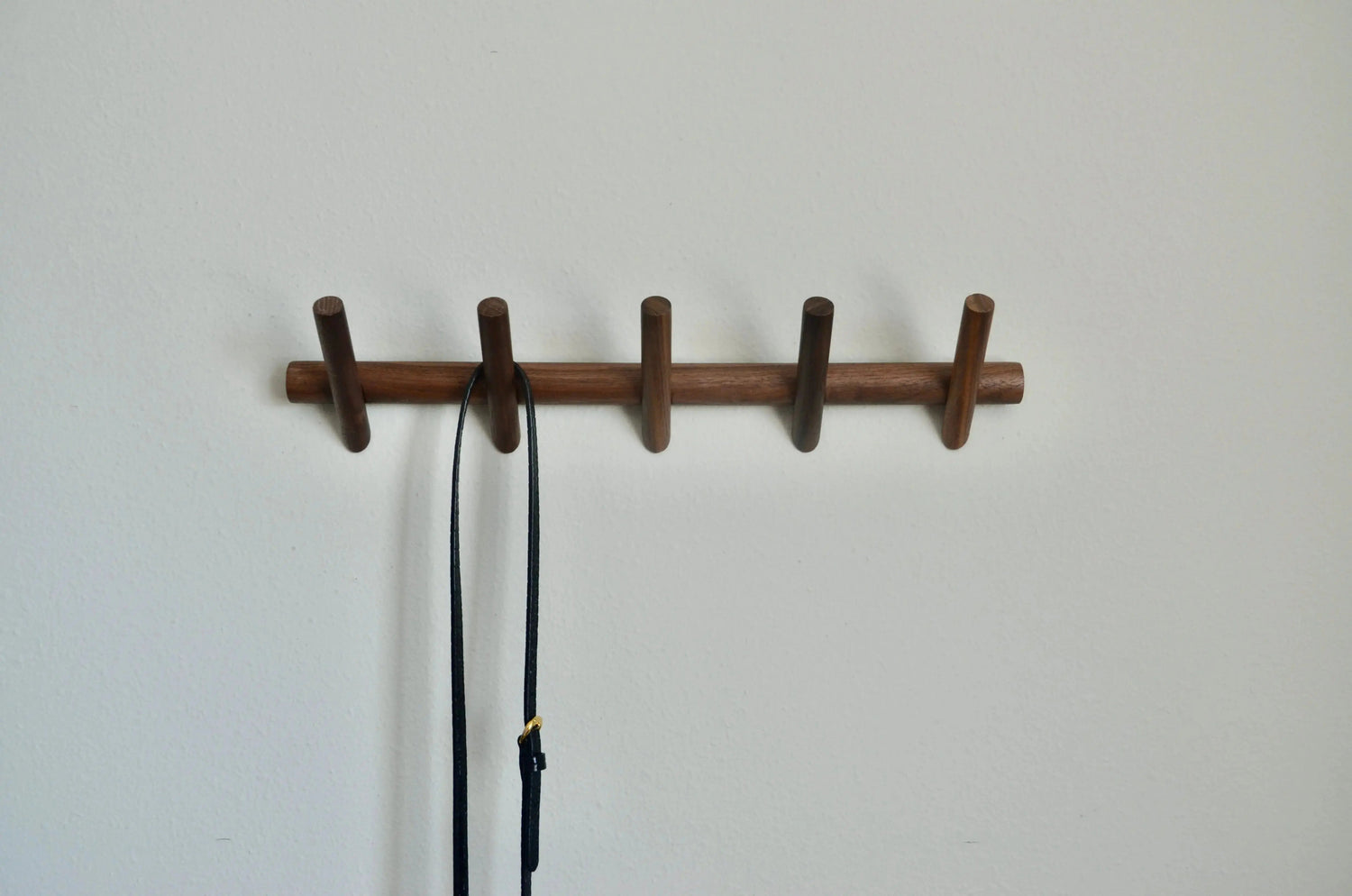 Boho Wood Coat Rack - Walnut & Beech Wood