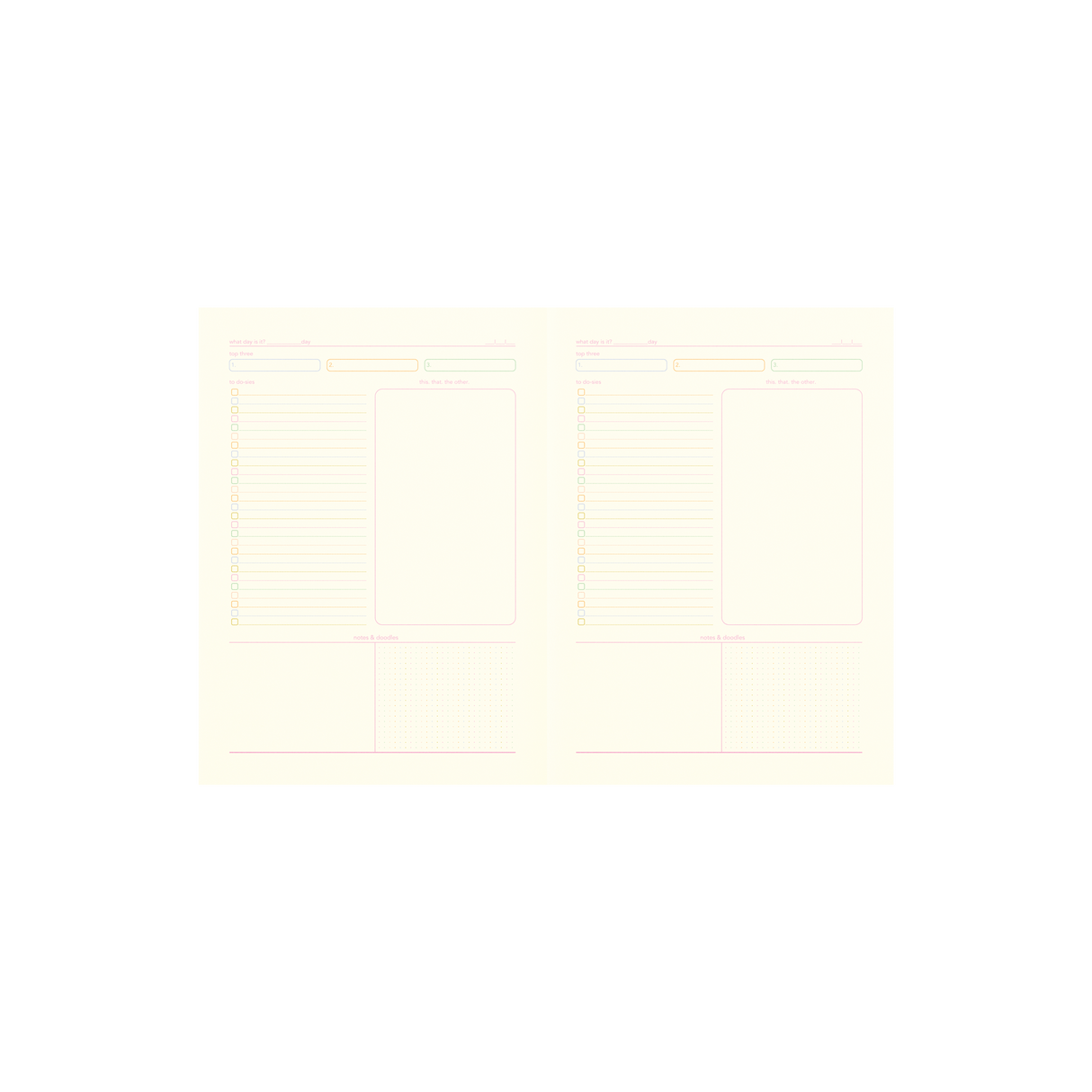 Sunset Scallop Notebook