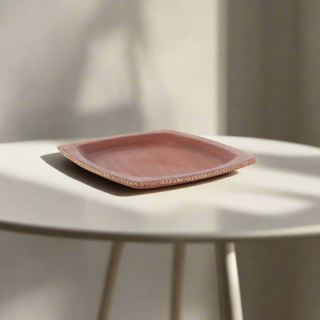 Chulina | 9" Square Leather Tray