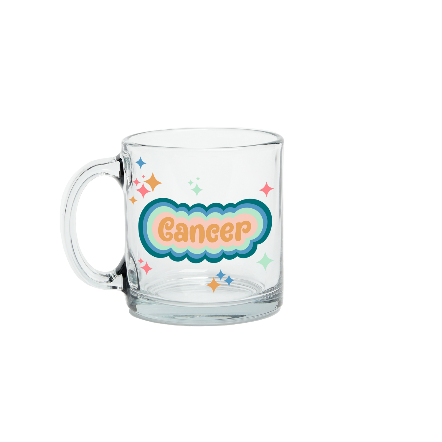 Astrology Clear Glass Mug