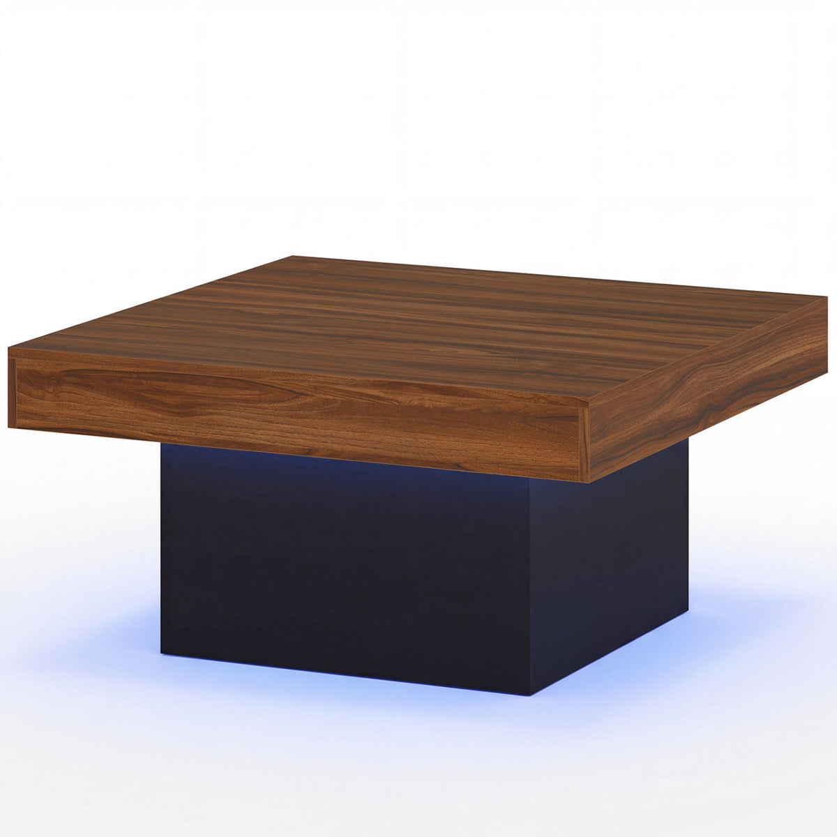 Coffee Table Accent Table with LED Lights and Dynamic Modes