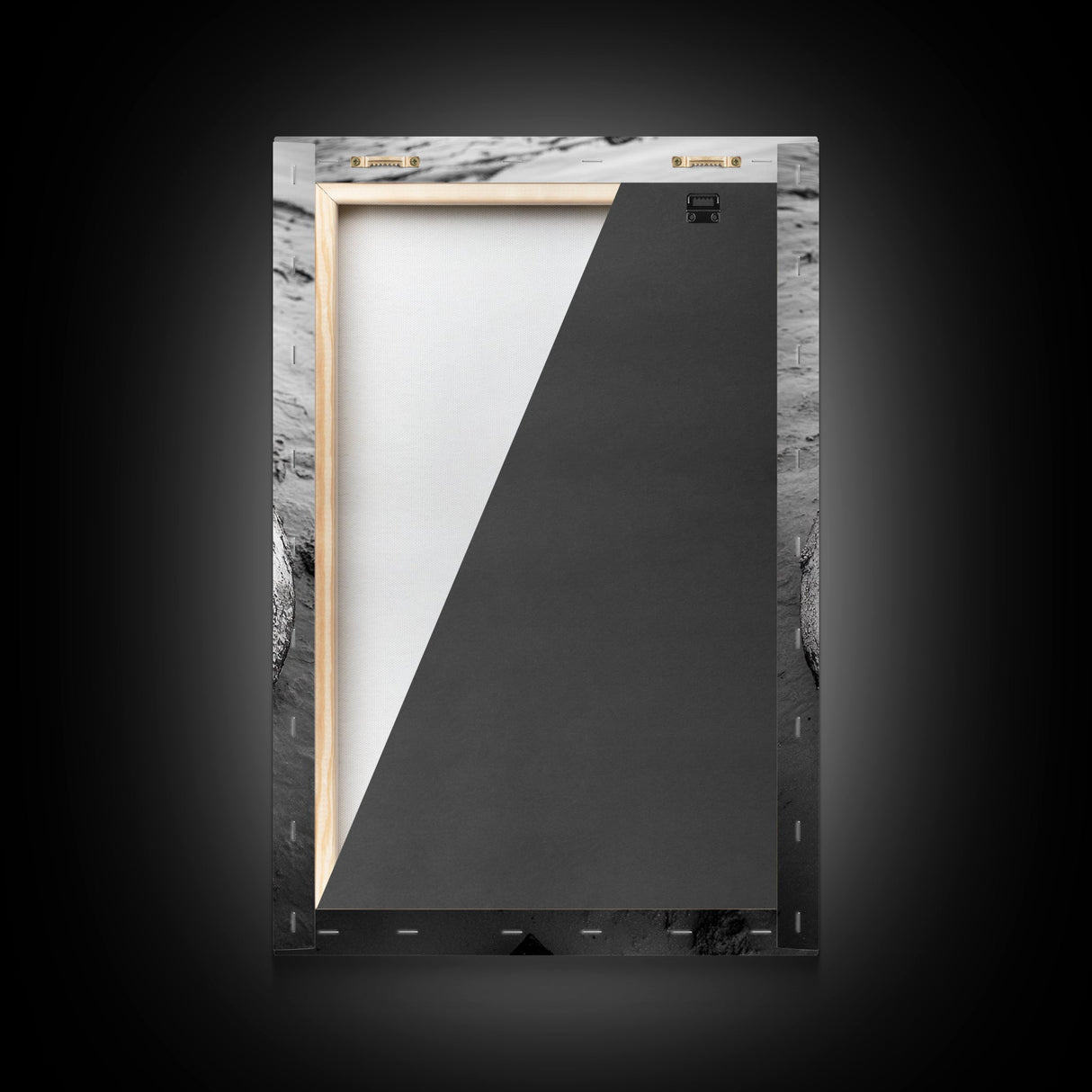 Abandoned Anchor, Nautical Decor, Black White Beach, Framed Canvas Print, Rustic Coastal Wall Art, Entryway Nautical Accent