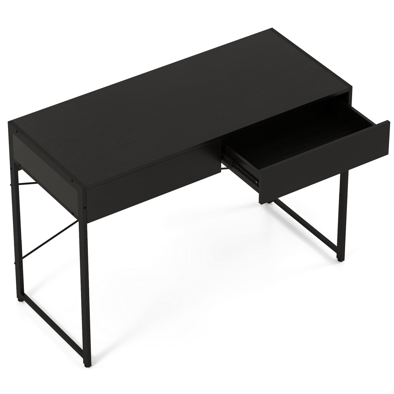 Computer Desk with 2 Drawers 44 Inch Home Office Desk with Metal Frame