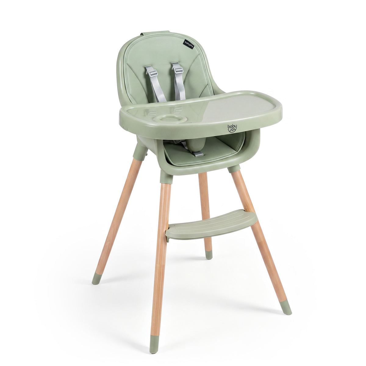 Convertible High Chair with 5-Point Harness for Babies and Toddlers