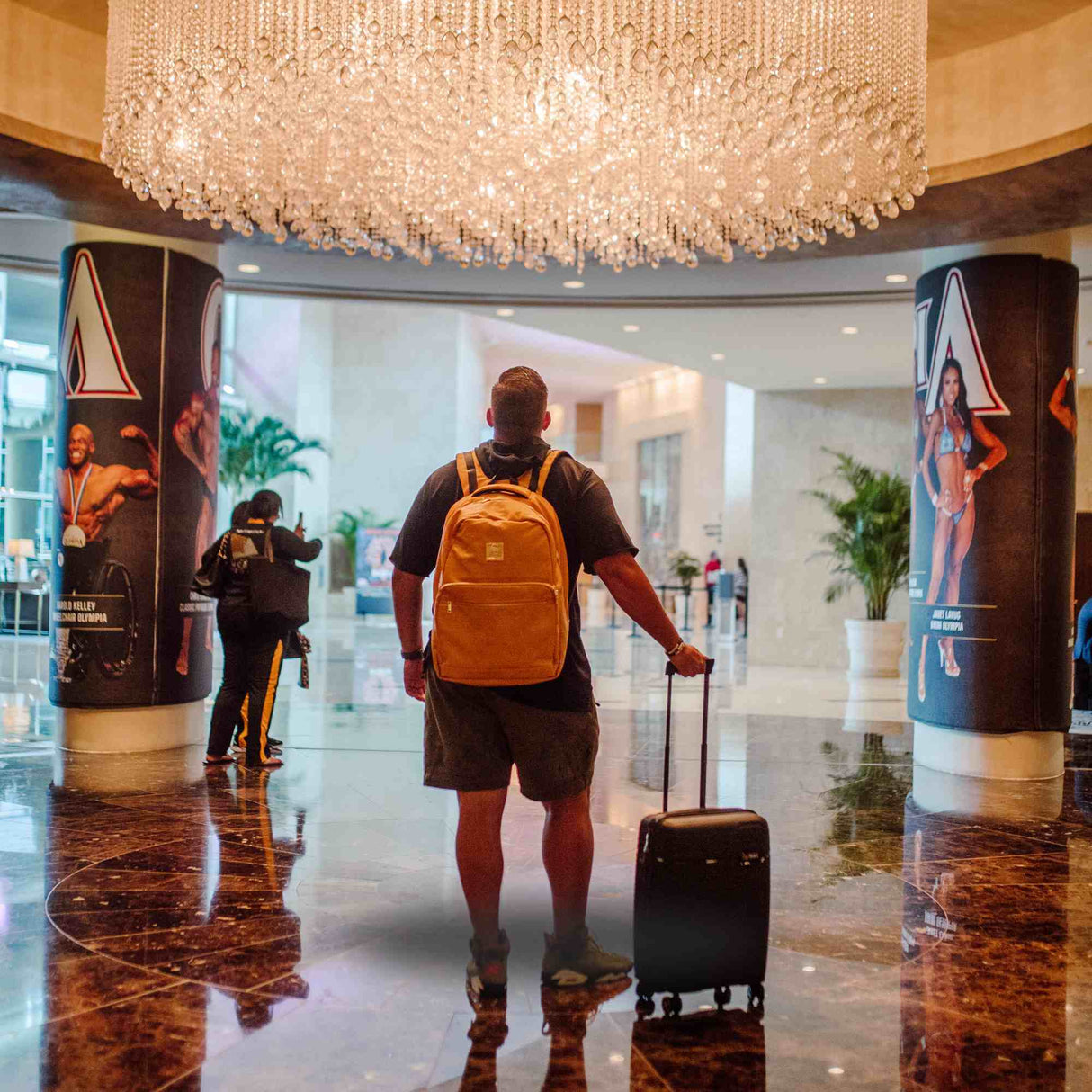 20-inch Black Carry-On Hardcase Roller Luggage