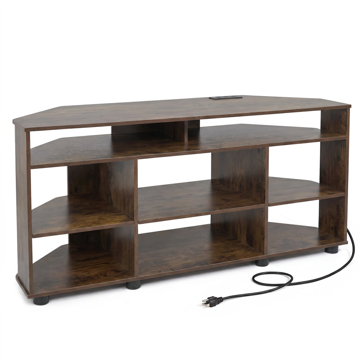 Corner Entertainment Center TV Stand for TVs up to 55 Inch