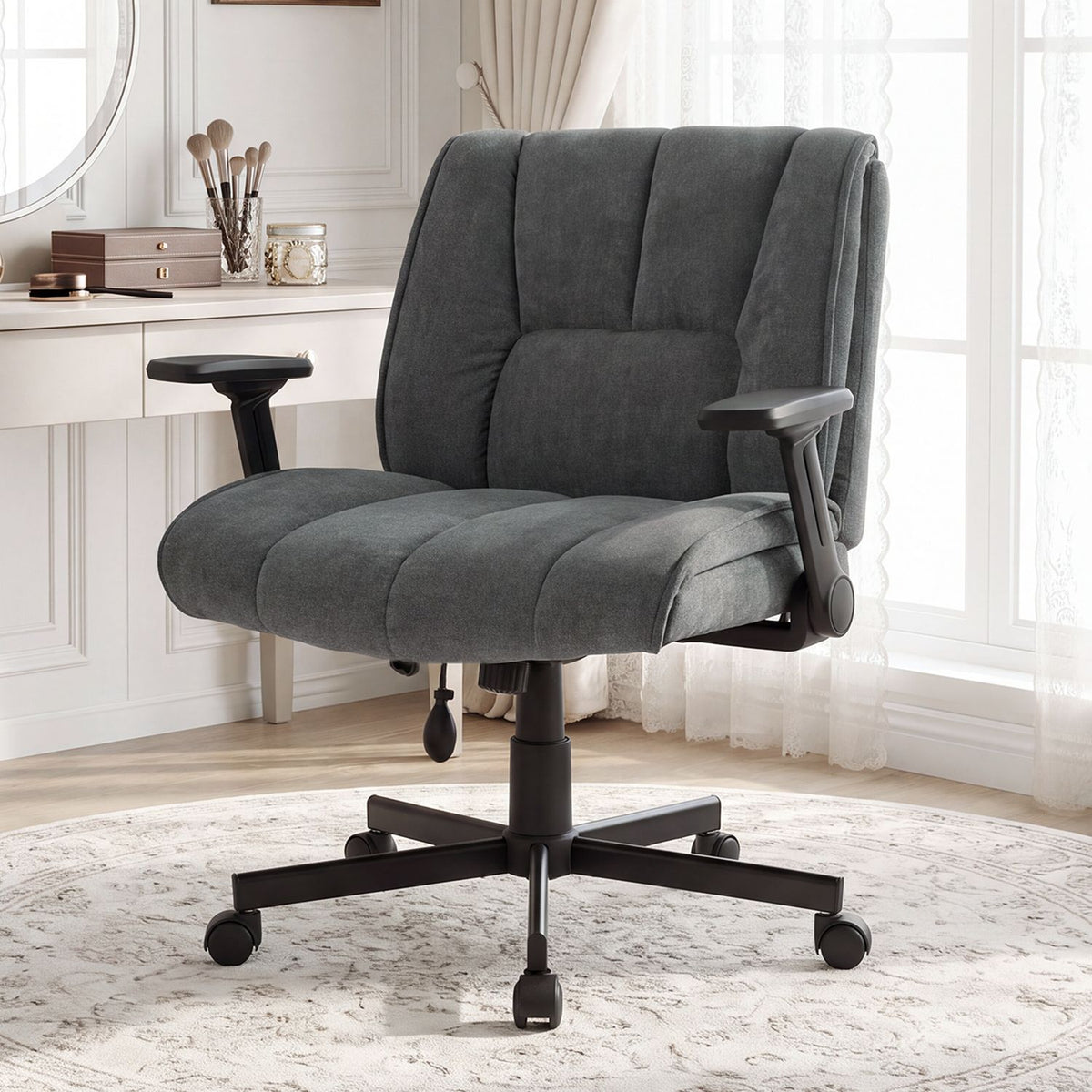 Criss Cross Home Office Chair with Airbag Lumbar Support