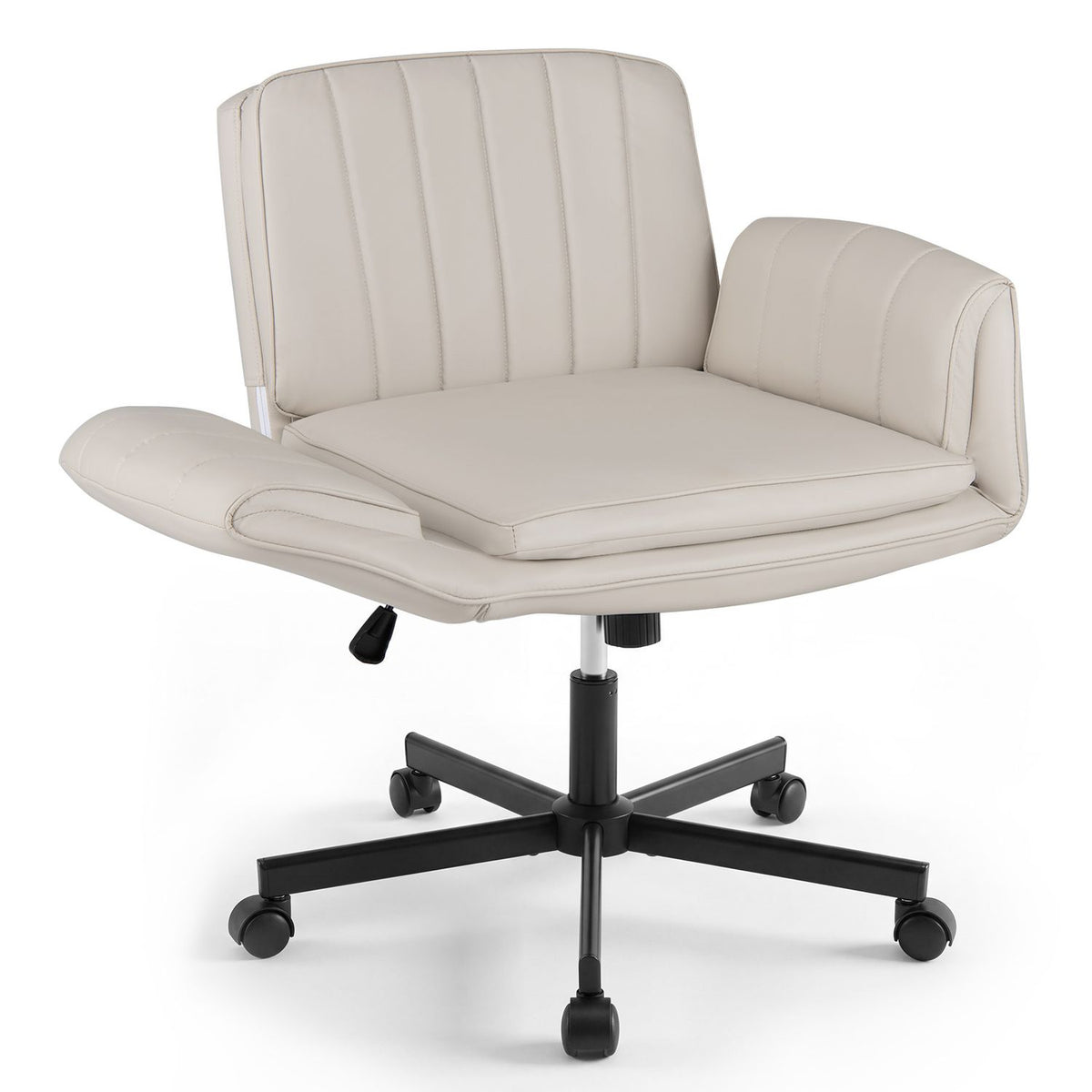 Criss Cross Office Chair with 5-Level Adjustable Arms and Wheels