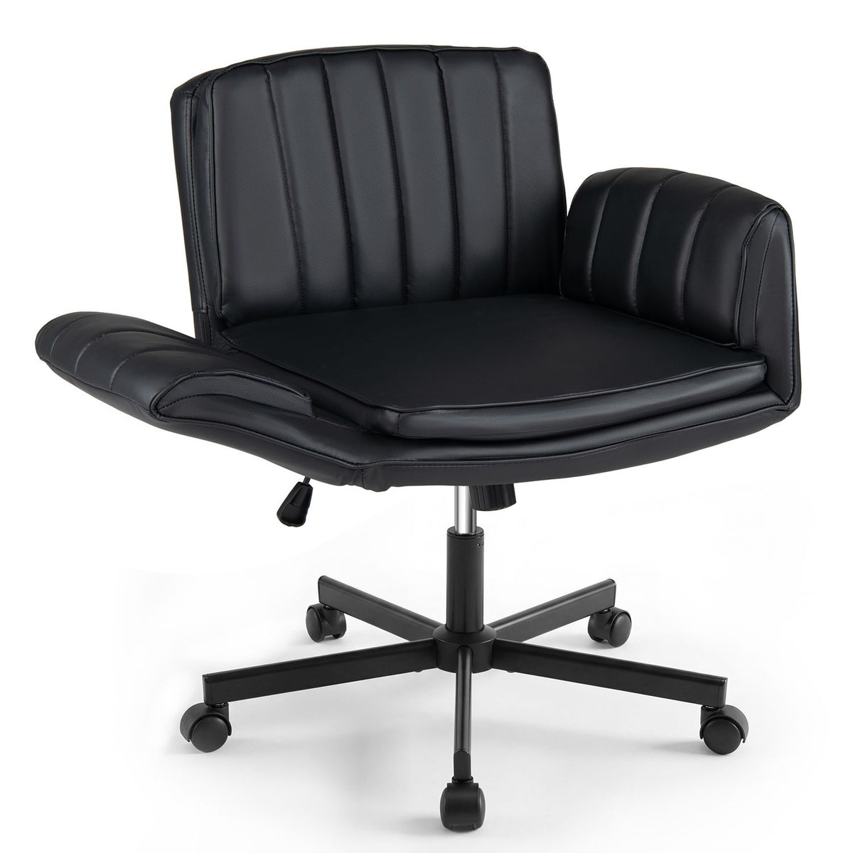 Criss Cross Office Chair with 5-Level Adjustable Arms and Wheels