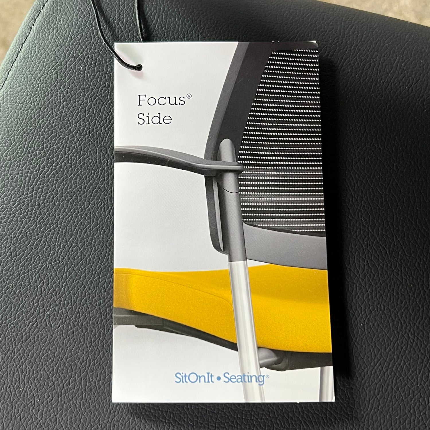 SITONIT SEATING Focus Side Chair Sz 19" L x 18" W x 35" H, Black 36-0129