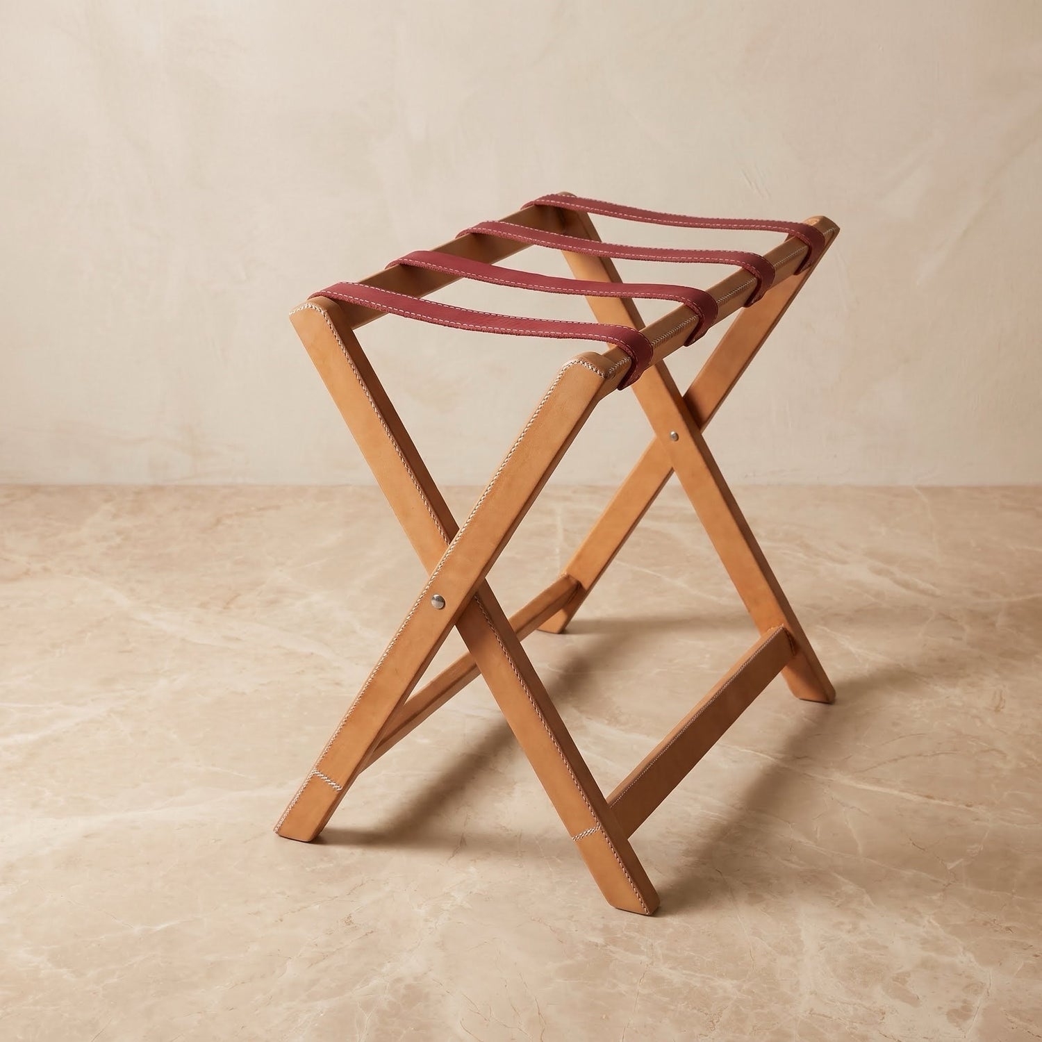 Maleta | Leather Luggage Rack
