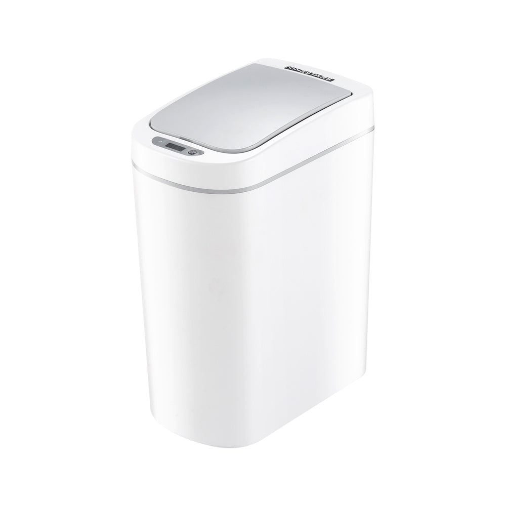 Slim Motion Sensor Trash Can 1.85 Gallon, White | DZT-7-2S