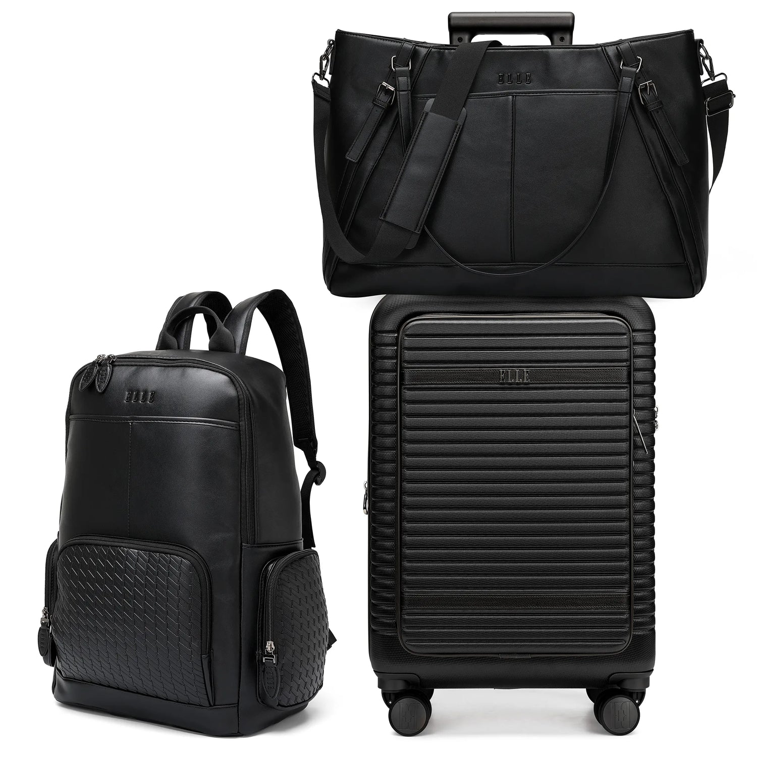 Leisure Escape Expandable 3 Piece Luggage Set