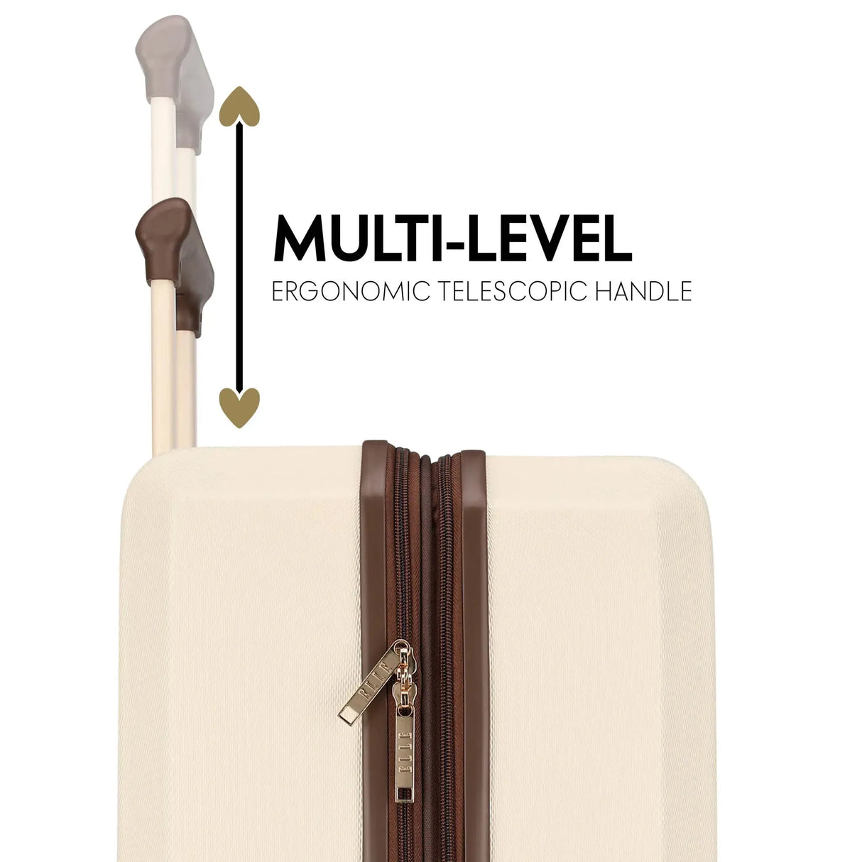 Luxe Journey 3 Piece Expandable Retro Luggage Set