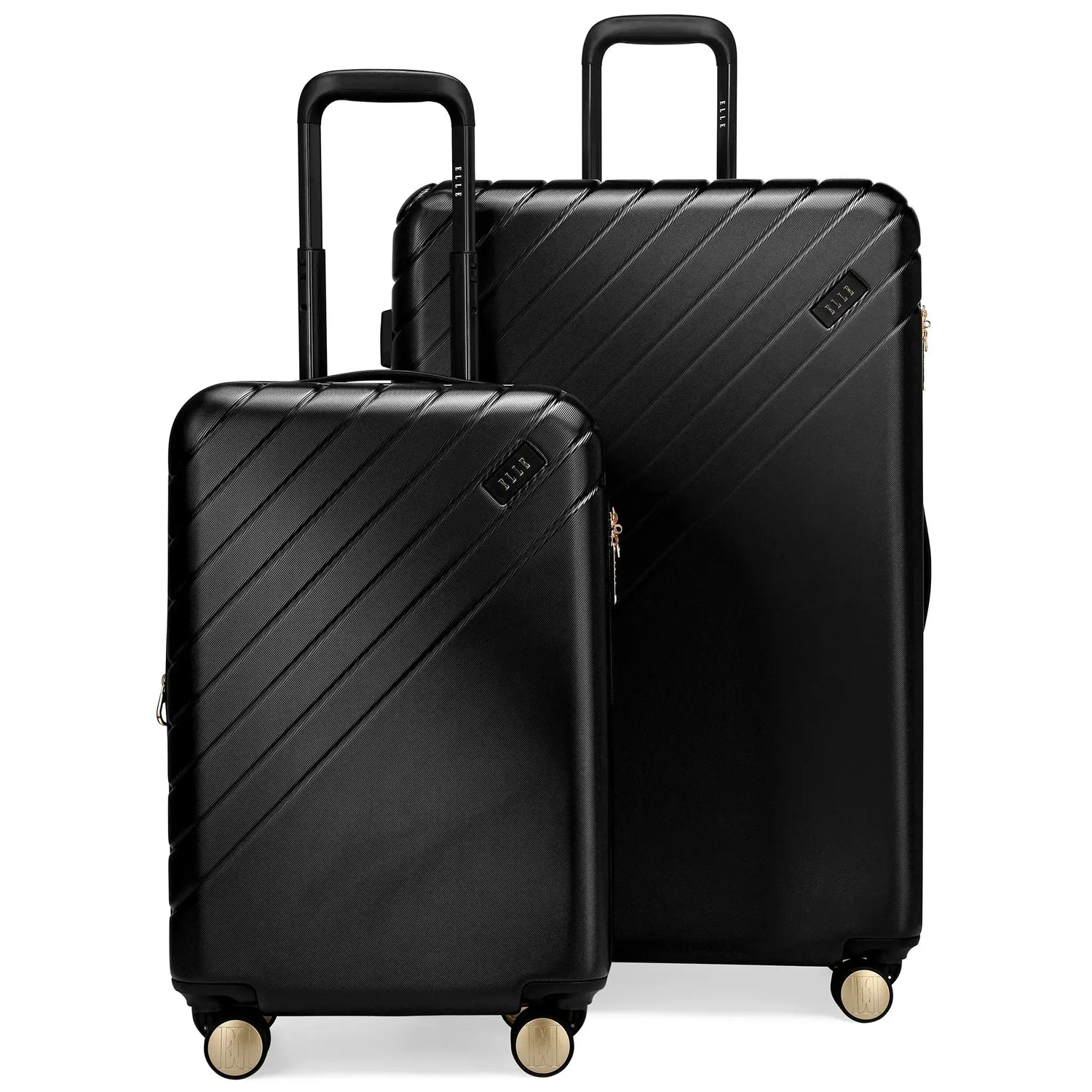 Louvre 2 Piece Expandable Polycarbonate Luggage Set