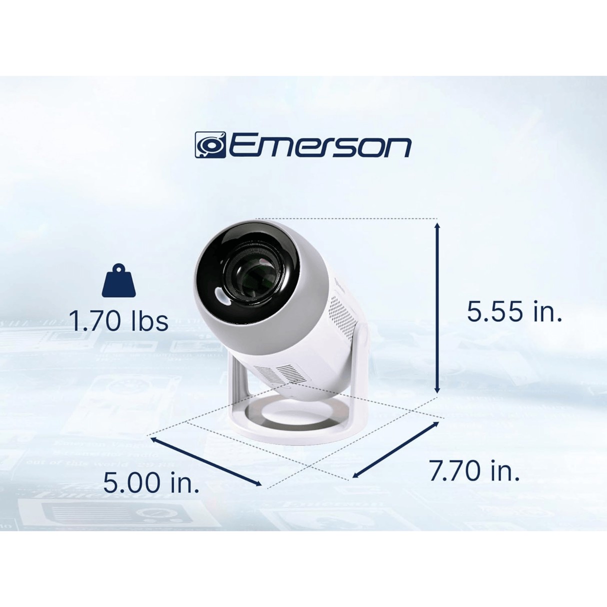 Emerson 150" Home Theater LCD Projector Combo