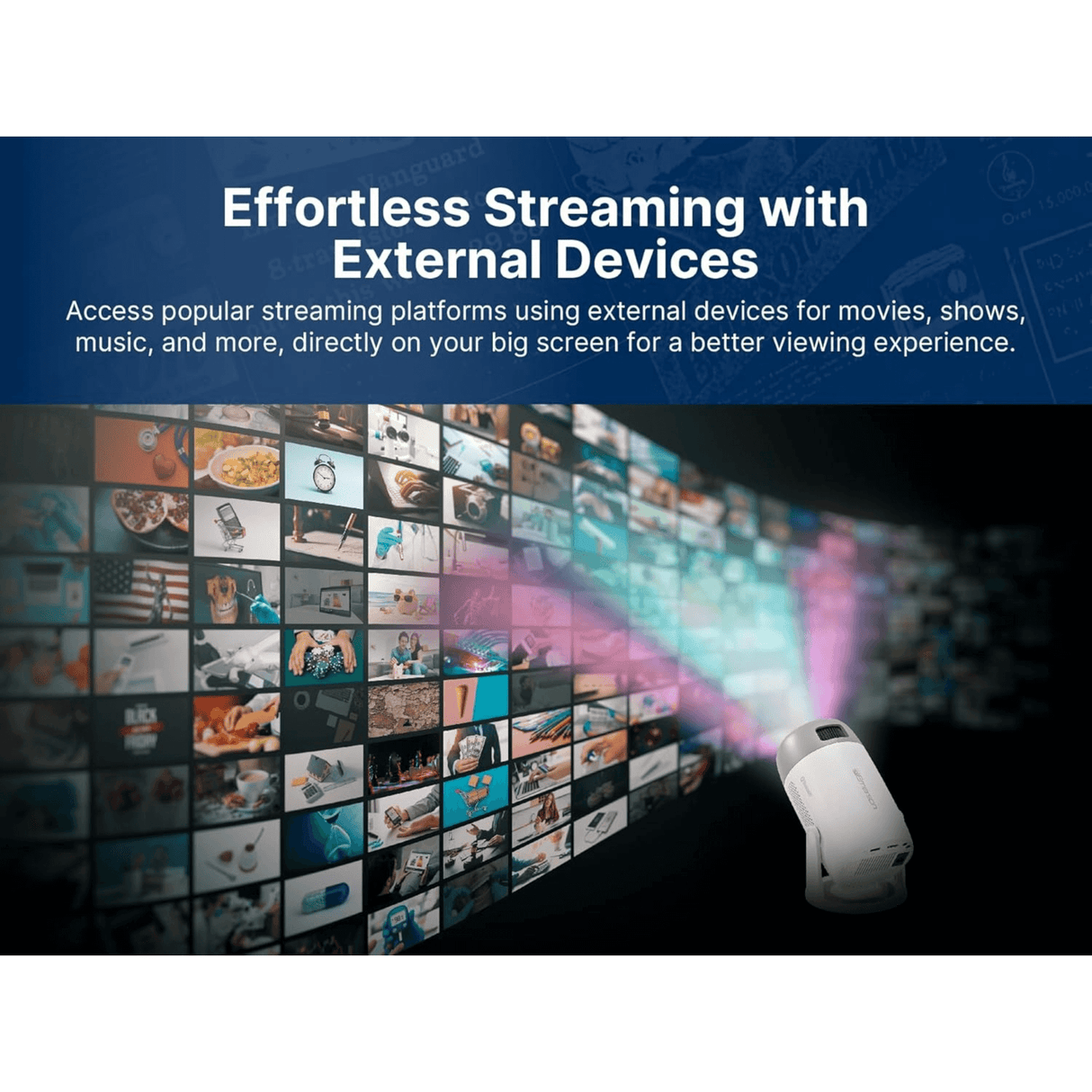 Emerson 150" Home Theater LCD Projector Combo