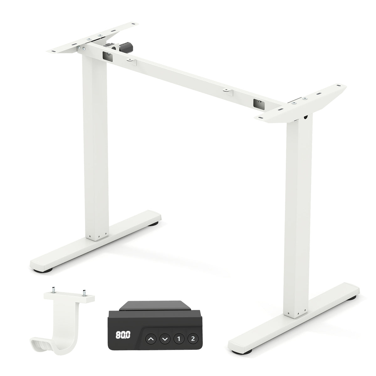 Electric Standing Desk Frame Height Adjustable Computer Desk Base with LED Display