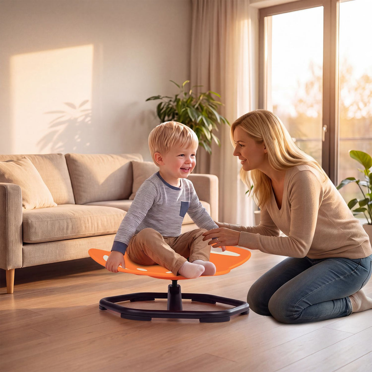 Elephant-Shaped Spinning Chair for Autistic and ADHD Kids