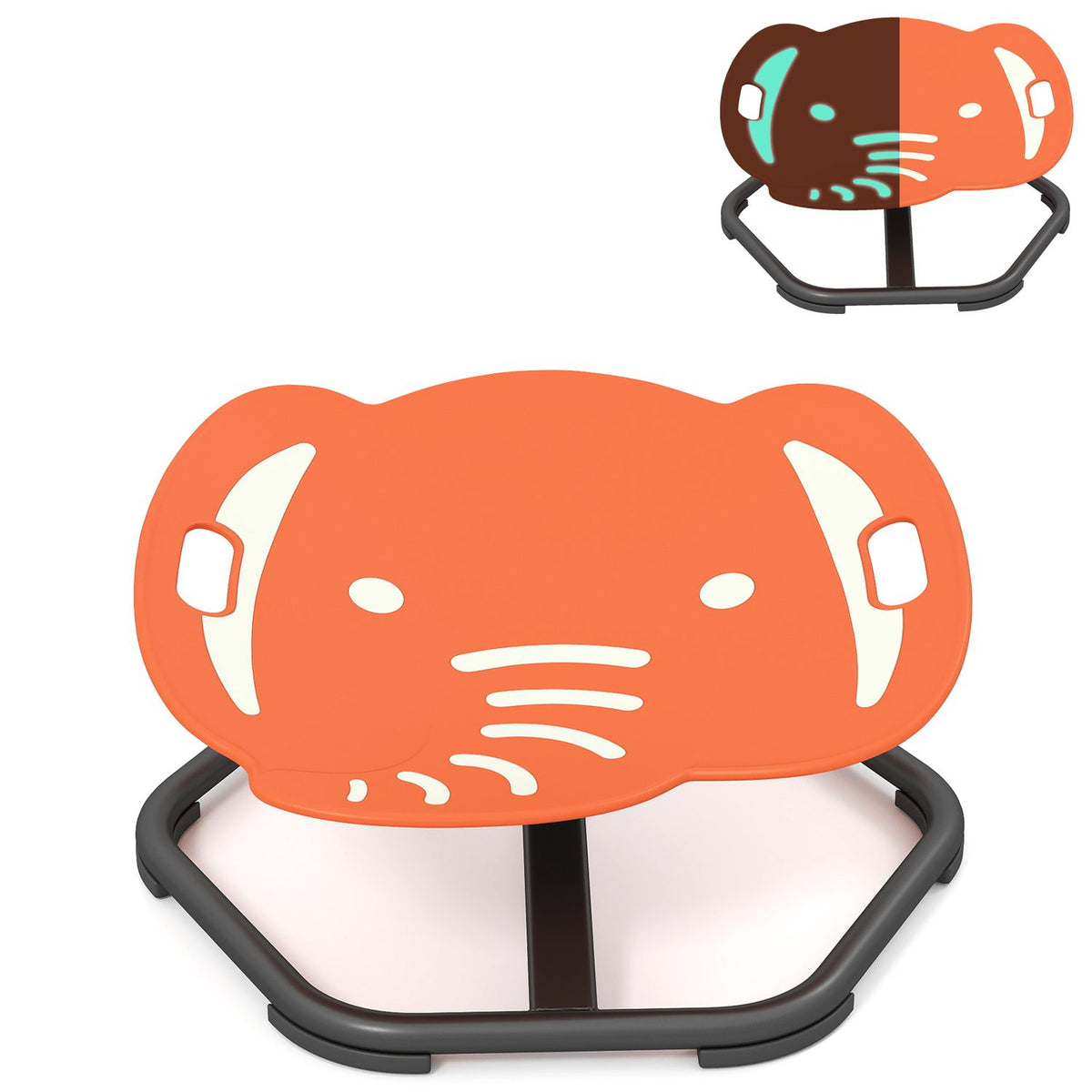 Elephant-Shaped Spinning Chair for Autistic and ADHD Kids