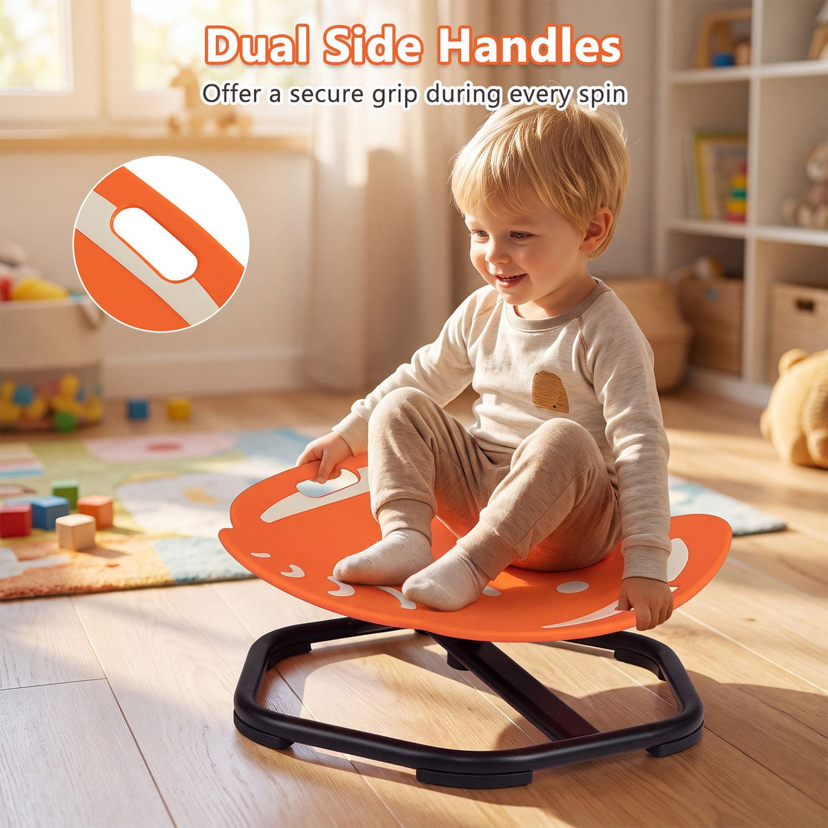 Elephant-Shaped Spinning Chair for Autistic and ADHD Kids