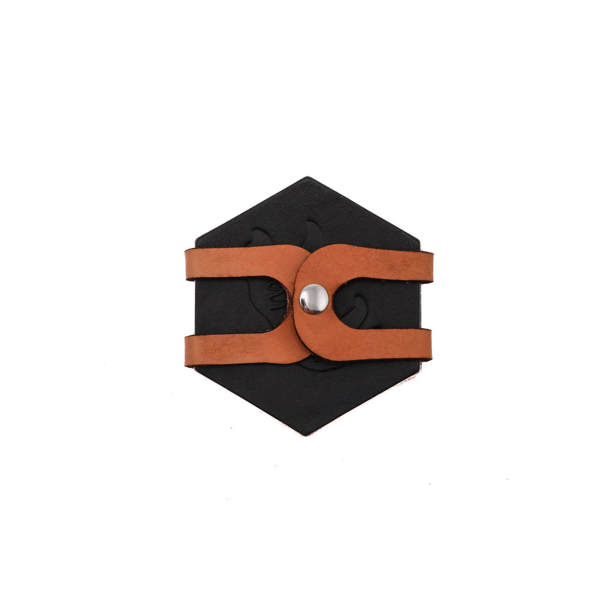 Leather Hexagon Coaster Set