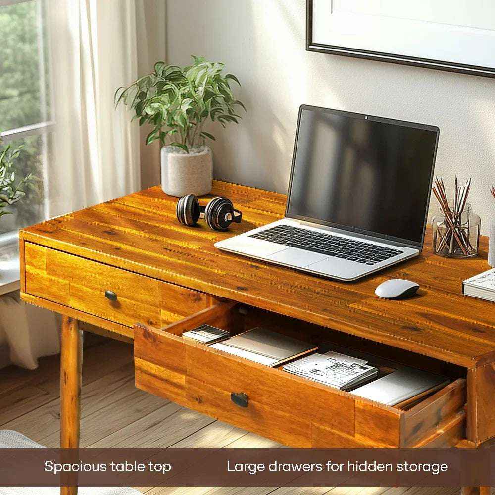 Lagom 48 Inches Solid Wood Desk