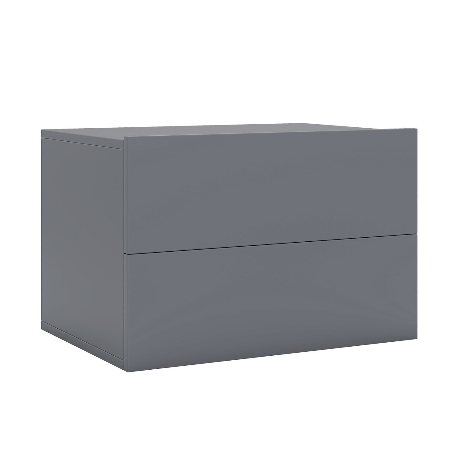 Floating Nightstand with 2 Storage Drawers Wall Mounted for Bedroom