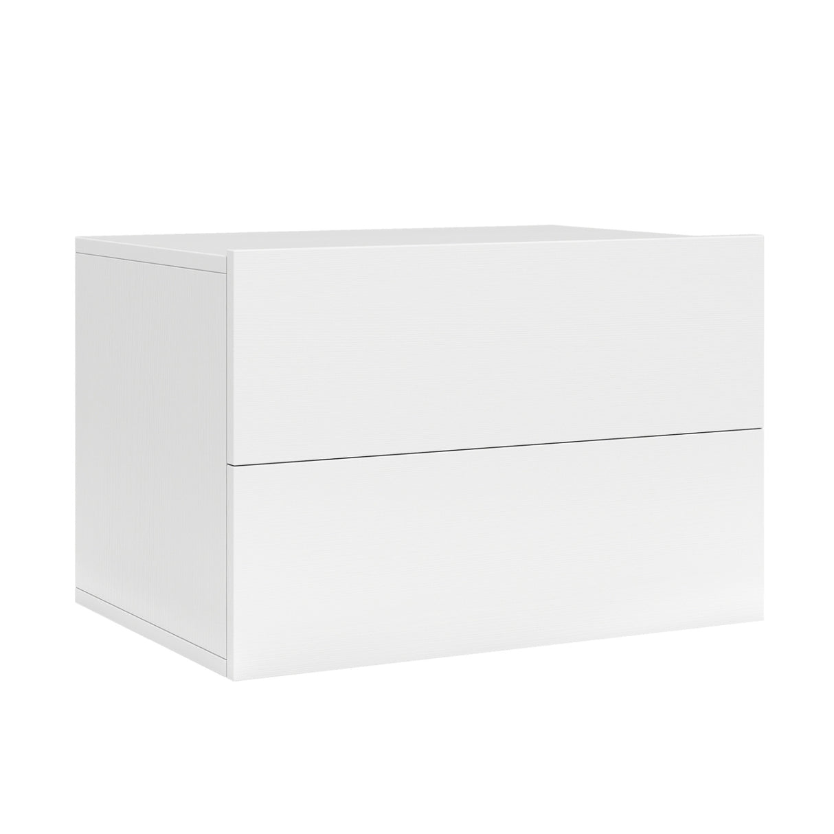 Floating Nightstand with 2 Storage Drawers Wall Mounted for Bedroom