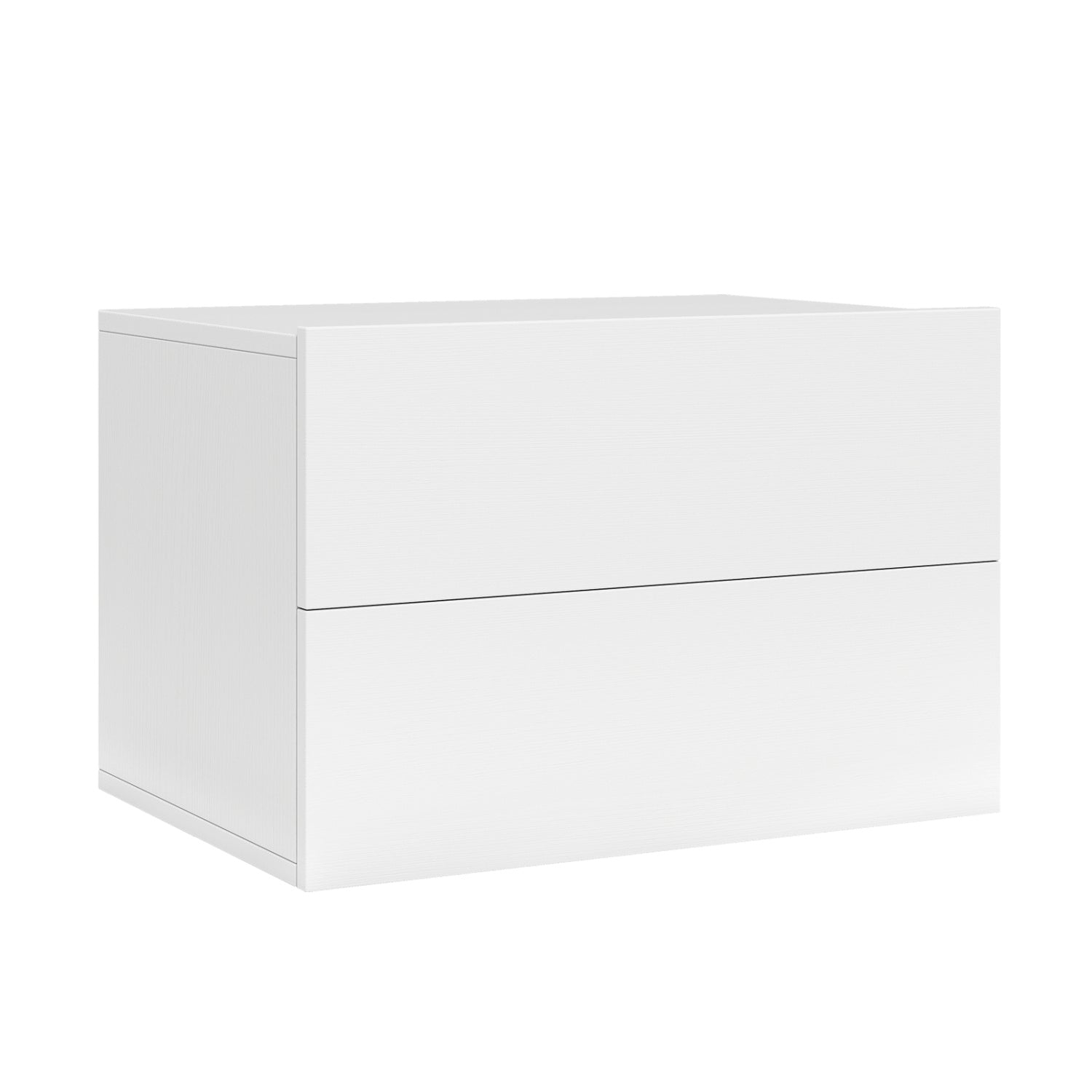 Floating Nightstand with 2 Storage Drawers Wall Mounted for Bedroom