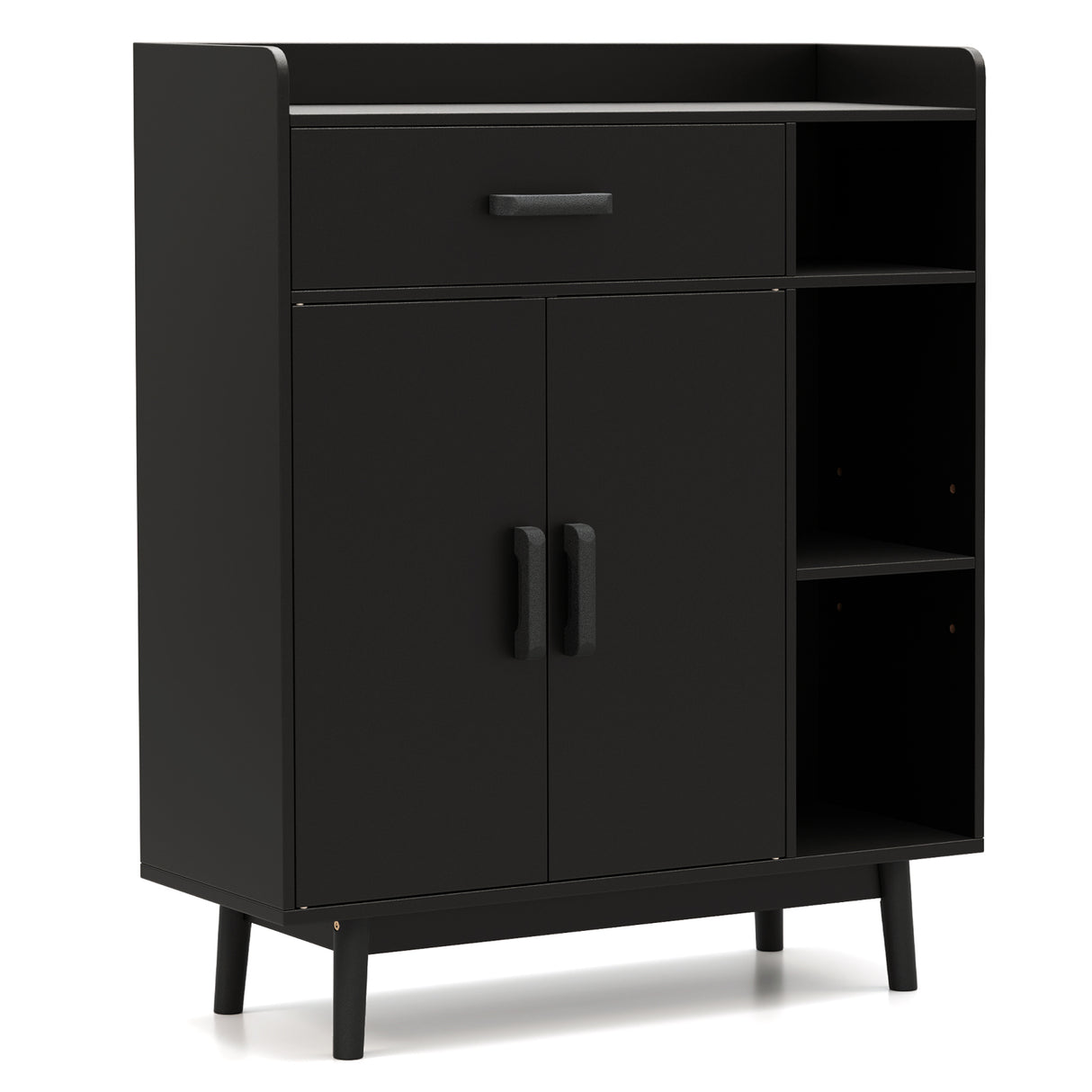 Floor Storage Cabinet Free Standing Cupboard Chest