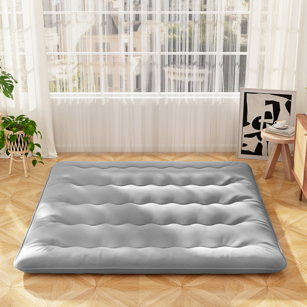 Futon Mattress with Washable Cover and Carry Bag