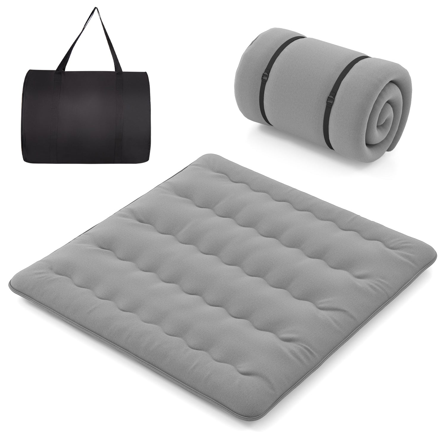 Futon Mattress with Washable Cover and Carry Bag