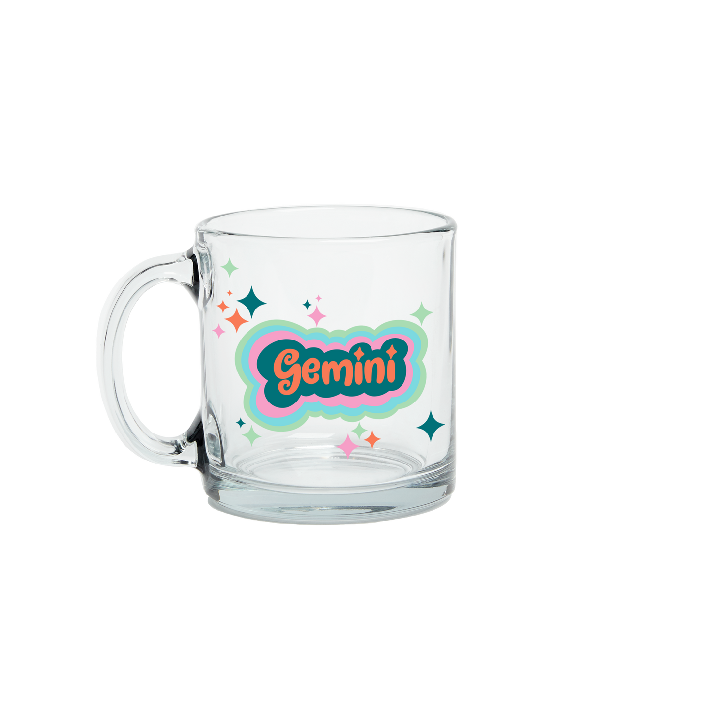 Astrology Clear Glass Mug
