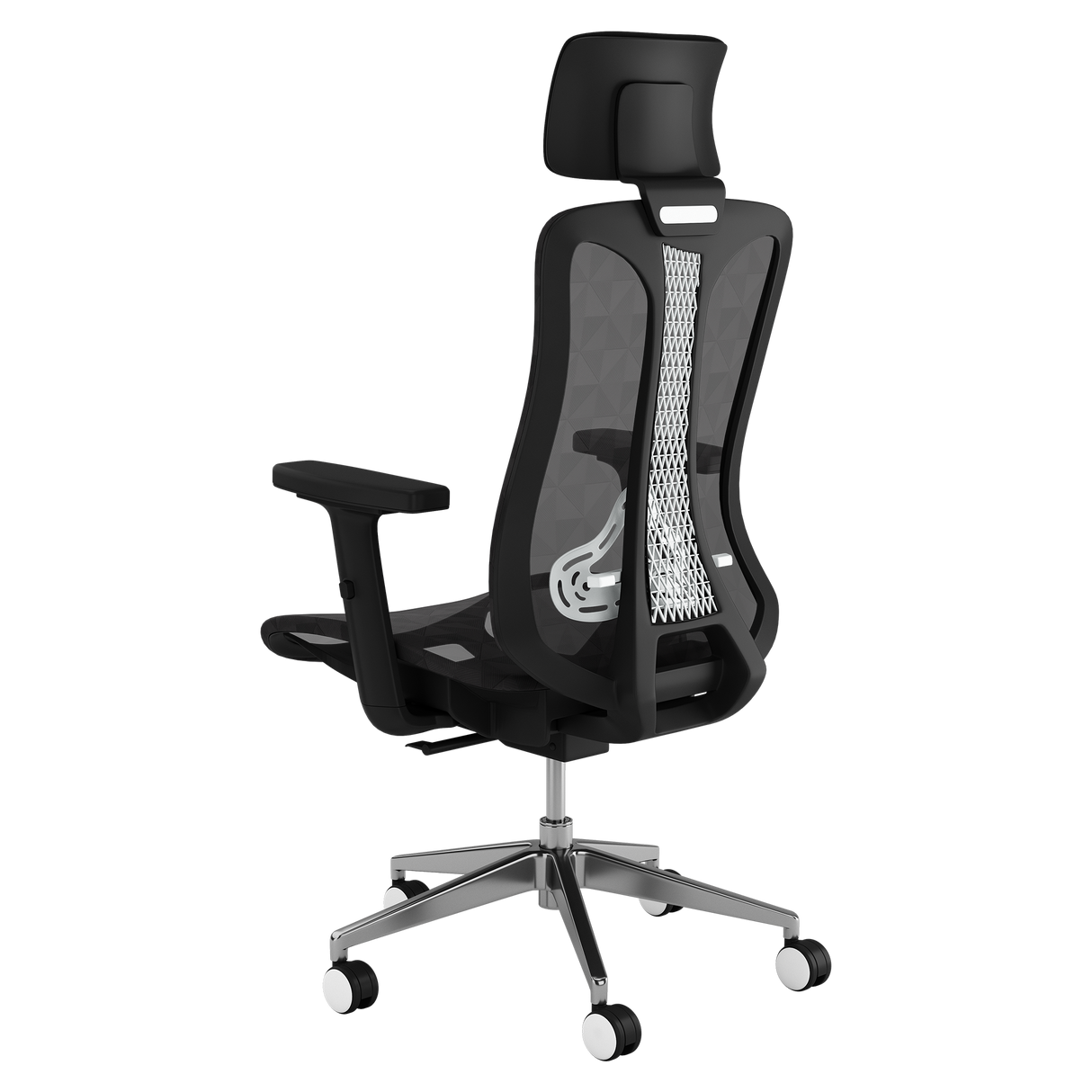 Glide Ergonomic Mesh Office Chair with Headrest and Lumbar Support