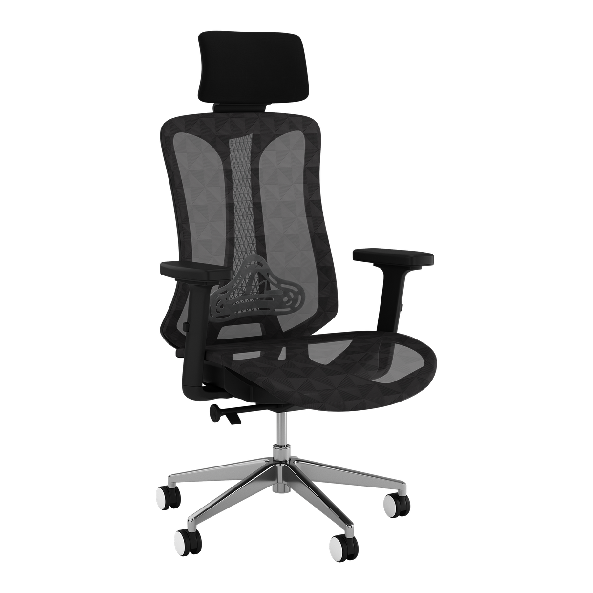 Glide Ergonomic Mesh Office Chair with Headrest and Lumbar Support