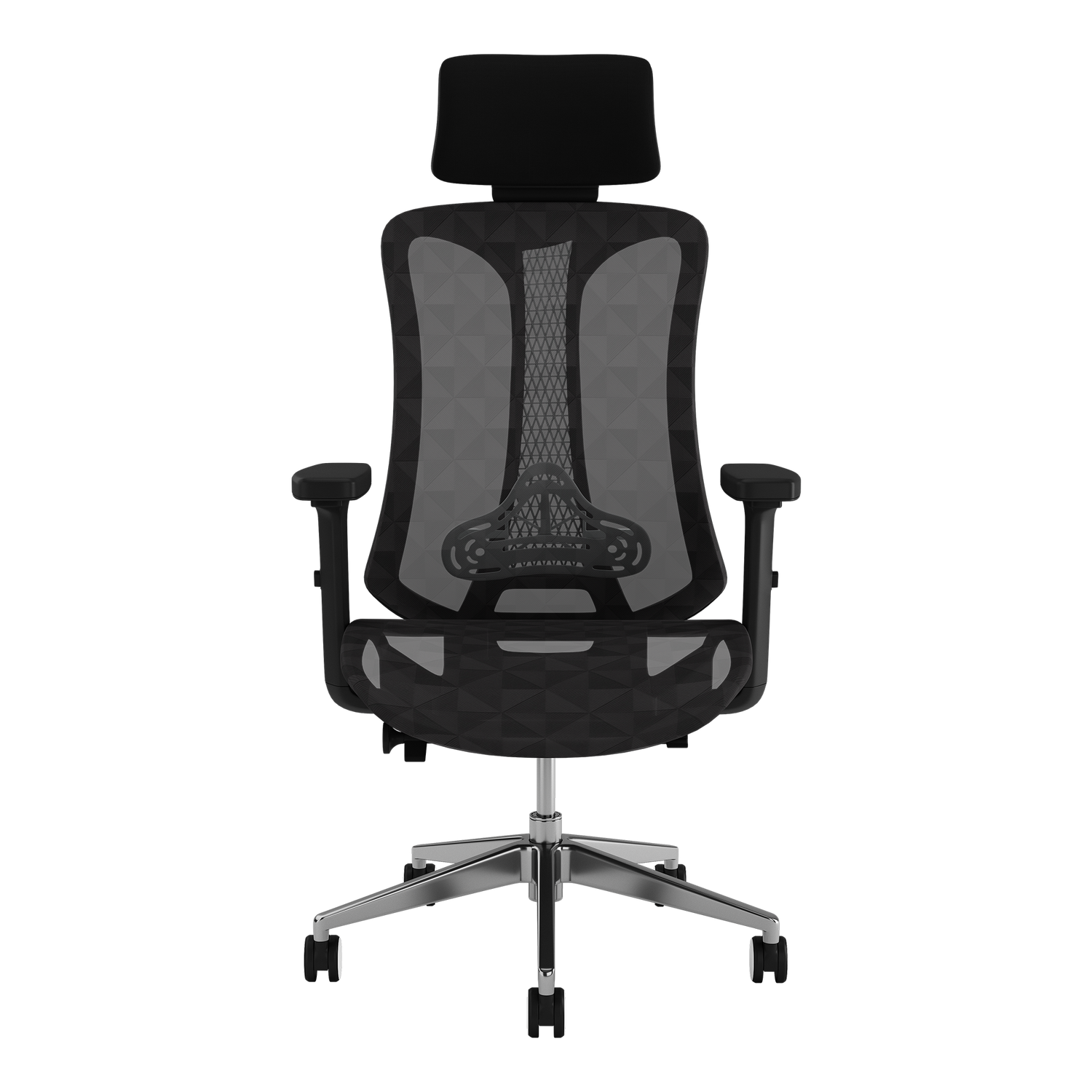 Glide Ergonomic Mesh Office Chair with Headrest and Lumbar Support
