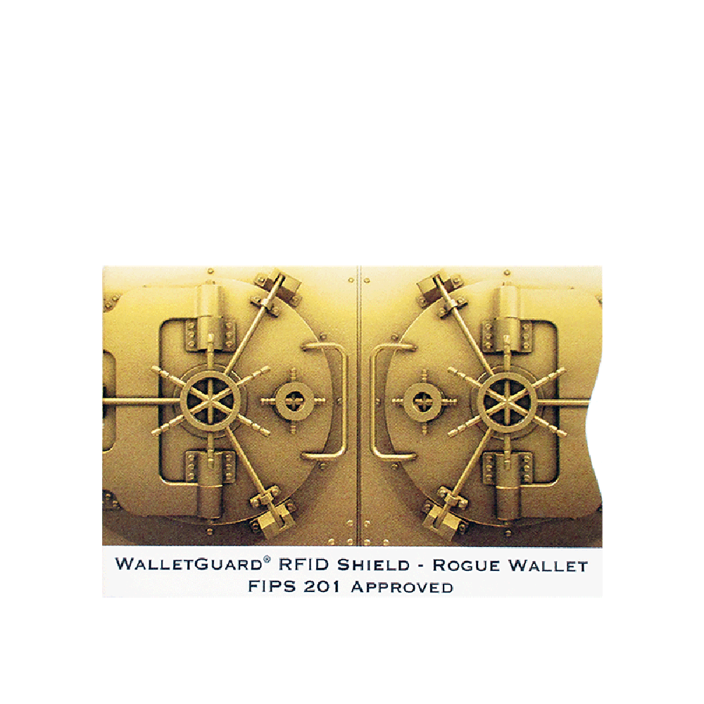 RFID Blocking Credit Card Sleeves - Gold Vault