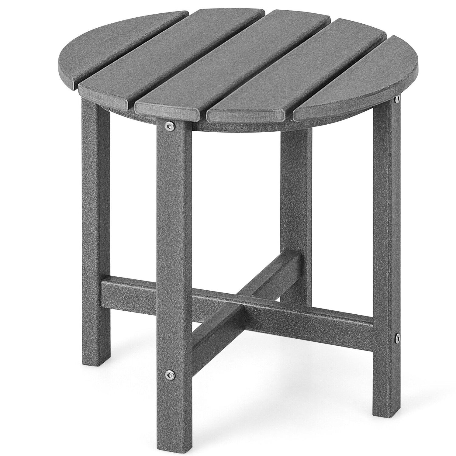 18 Inch Round Weather-Resistant Adirondack Side Table