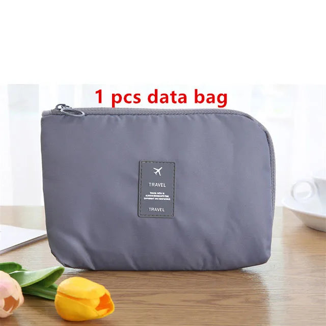 9 Pieces Set Travel Organizer Storage Bags Suitcase Packing Set Storage Cases Portable Luggage Organizer Clothes Shoe Tidy Pouch