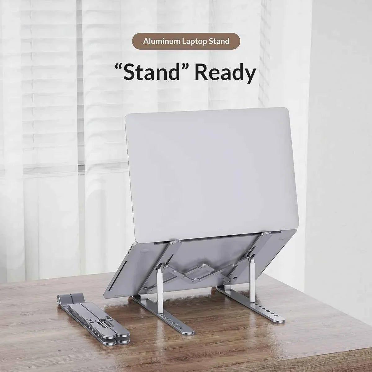 ORICO Foldable Laptop Stand Holder Riser Portable Adjustable Aluminum Notebook Stand Computer Stand 7 Angles for MacBook Tablets