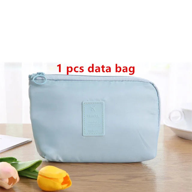 9 Pieces Set Travel Organizer Storage Bags Suitcase Packing Set Storage Cases Portable Luggage Organizer Clothes Shoe Tidy Pouch